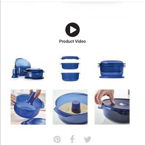 Tupperware Stack, Cook & Serve Solution Set